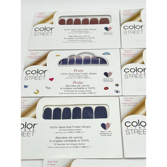 Color Street Nail Strips Lot 11 Packs Assorted Colors - Picture 2 of 10
